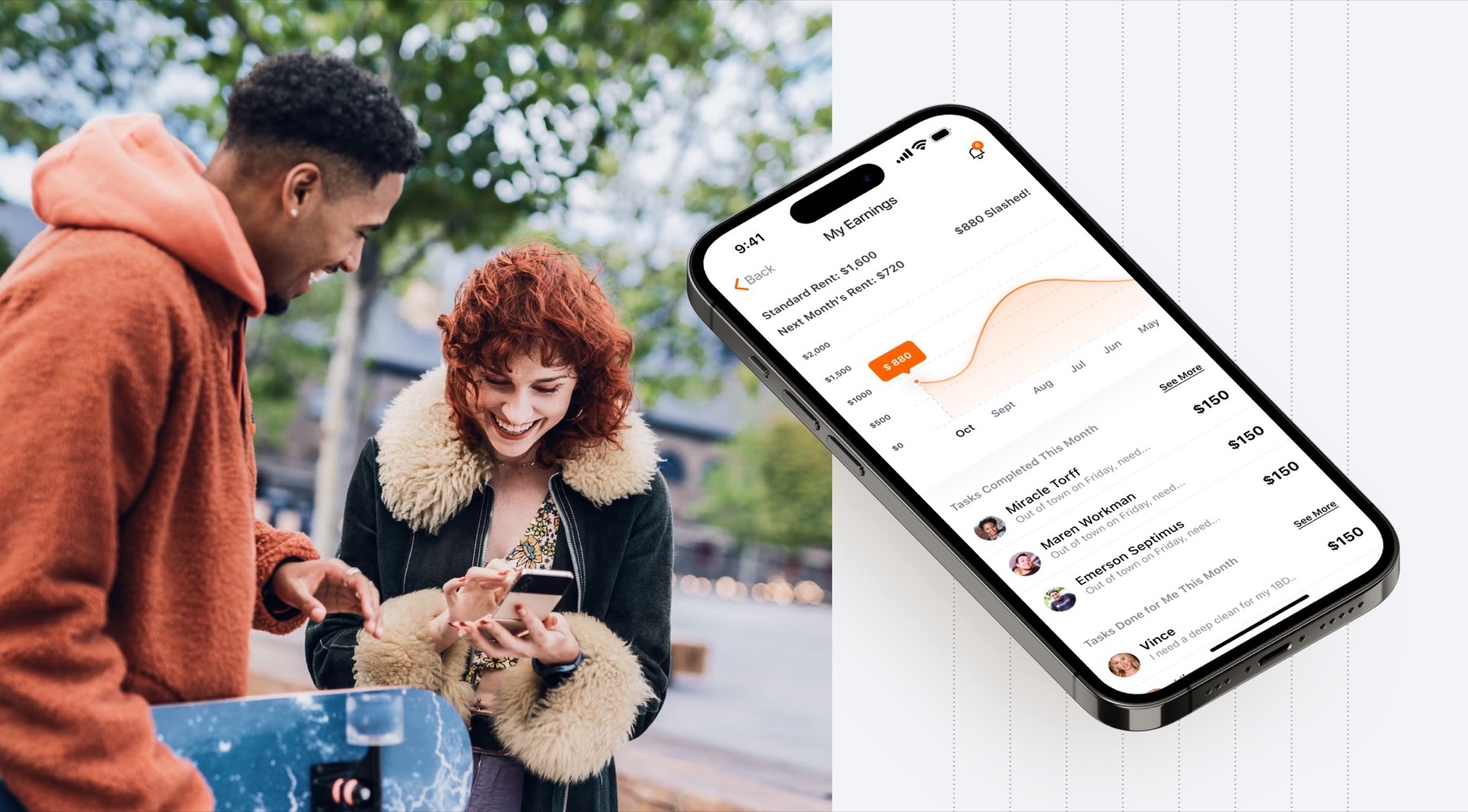 RentZero UI overview